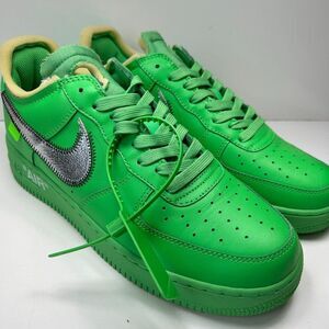 Off-White x Nike Air Force 1 Low Mens Size 9.5 Brooklyn No Box EXCELLENT COND